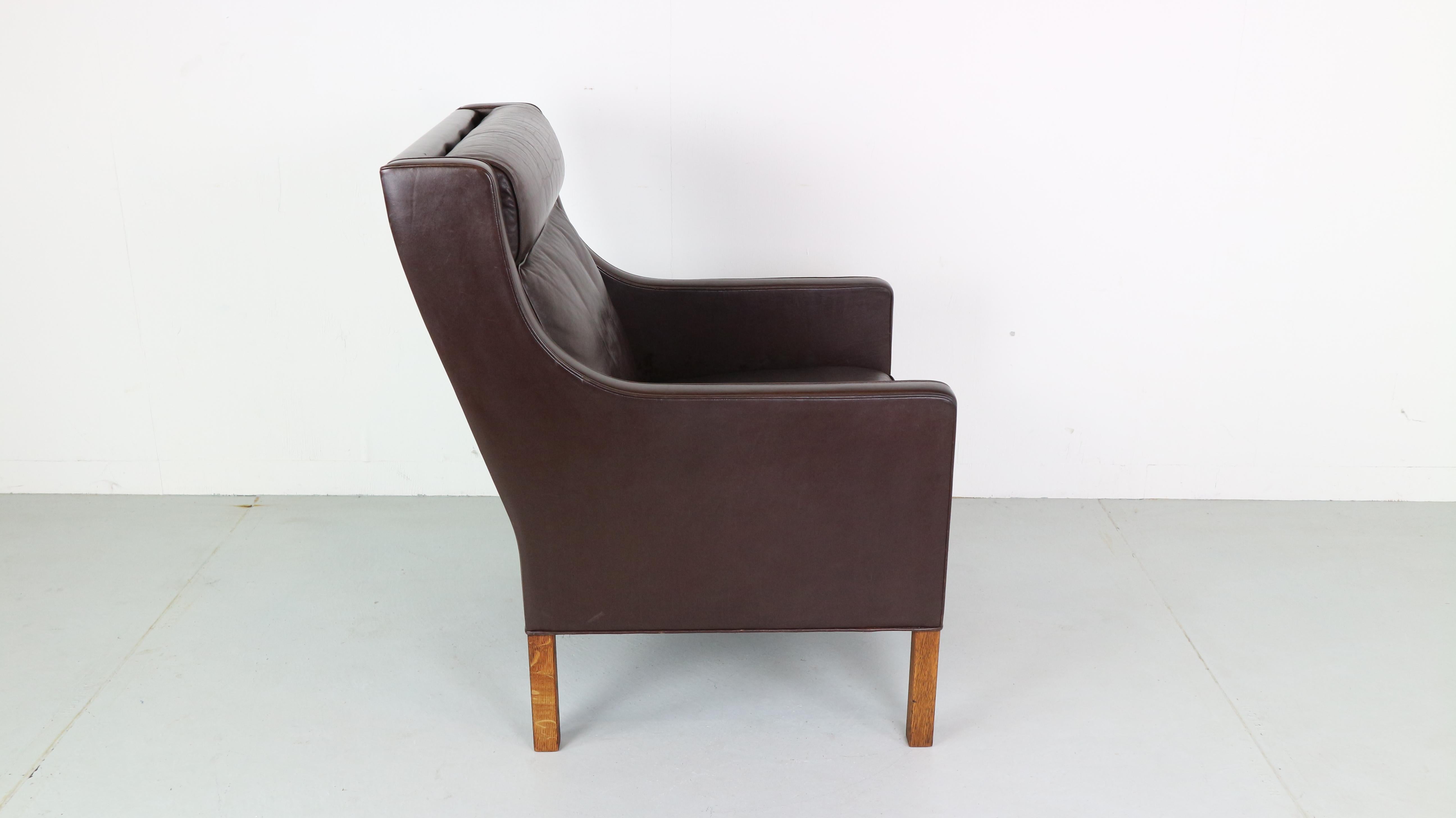 Wingback Chair 2431 by Børge Mogensen for Fredericia Furniture In Good Condition In The Hague, NL