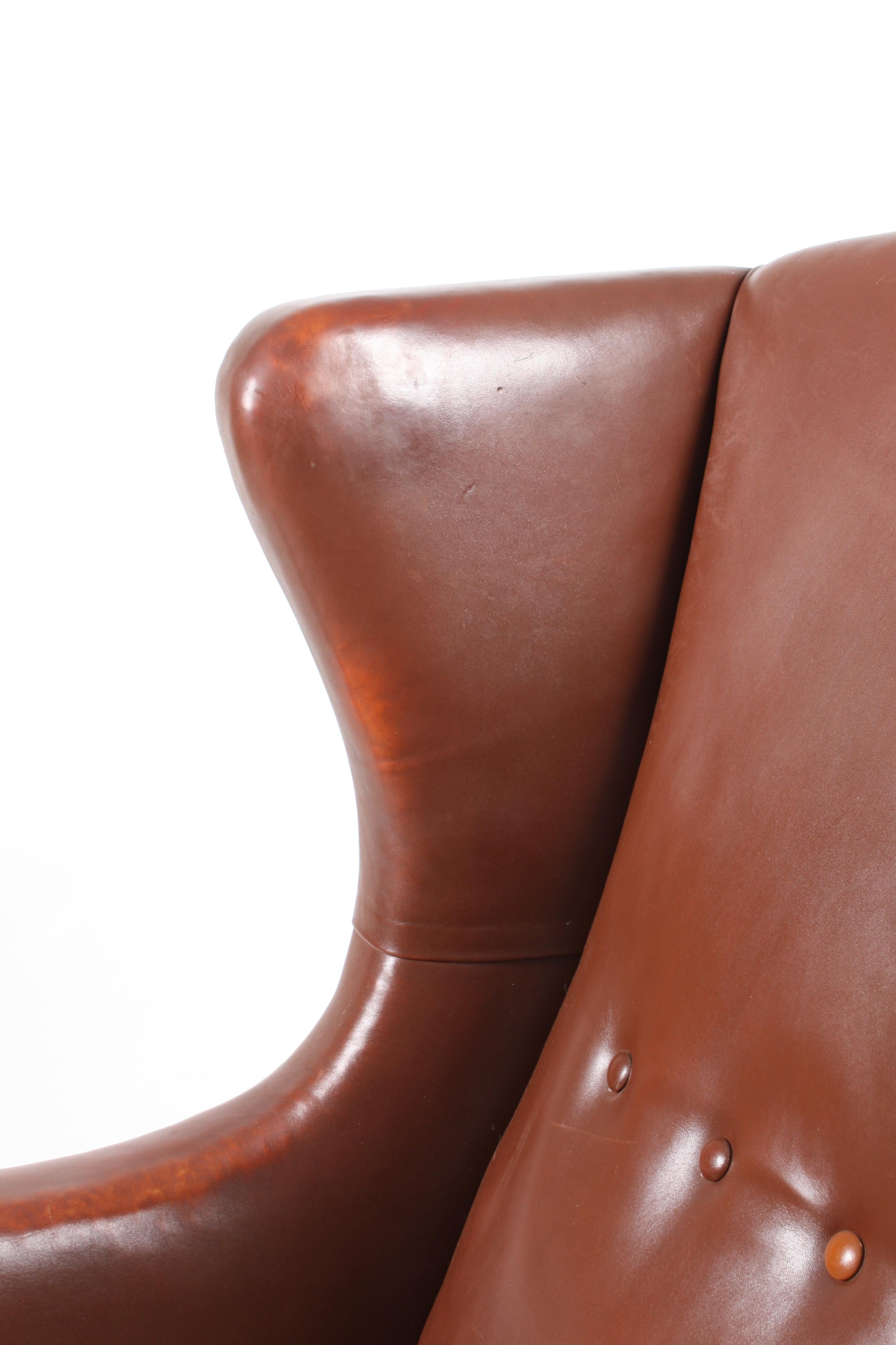 Mid-20th Century Wingback Chair by Børge Mogensen