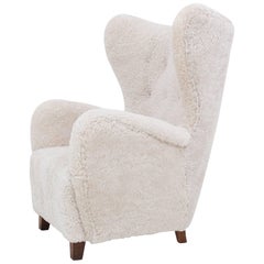 Wingback Chair by Danish Cabinetmaker