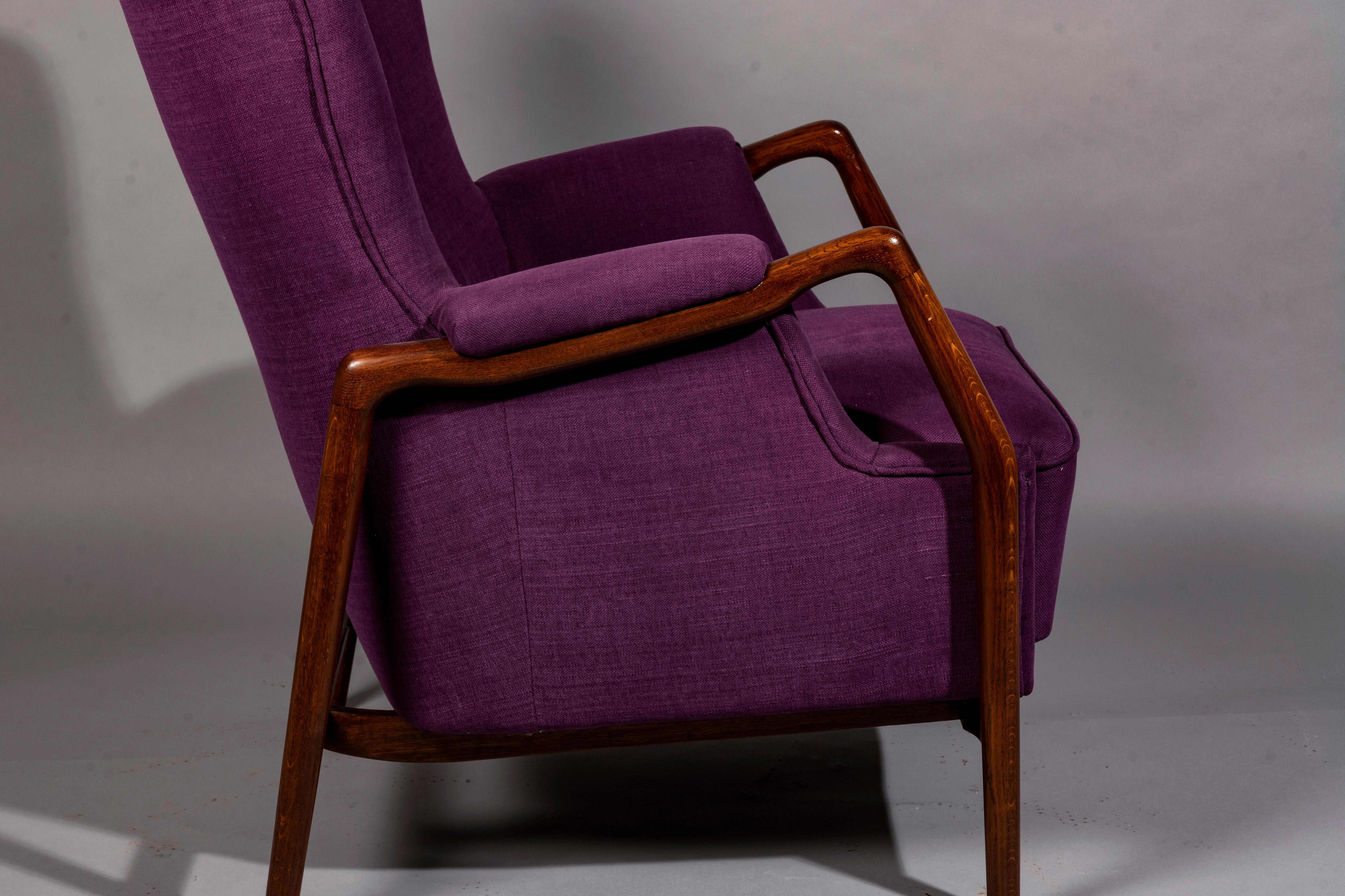 20th Century Wingback Chair by Kurt Olsen, Denmark 1950s