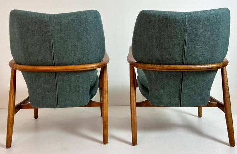 Fabric Wingback Chair by Madsen for Bovenkamp, 1950s For Sale