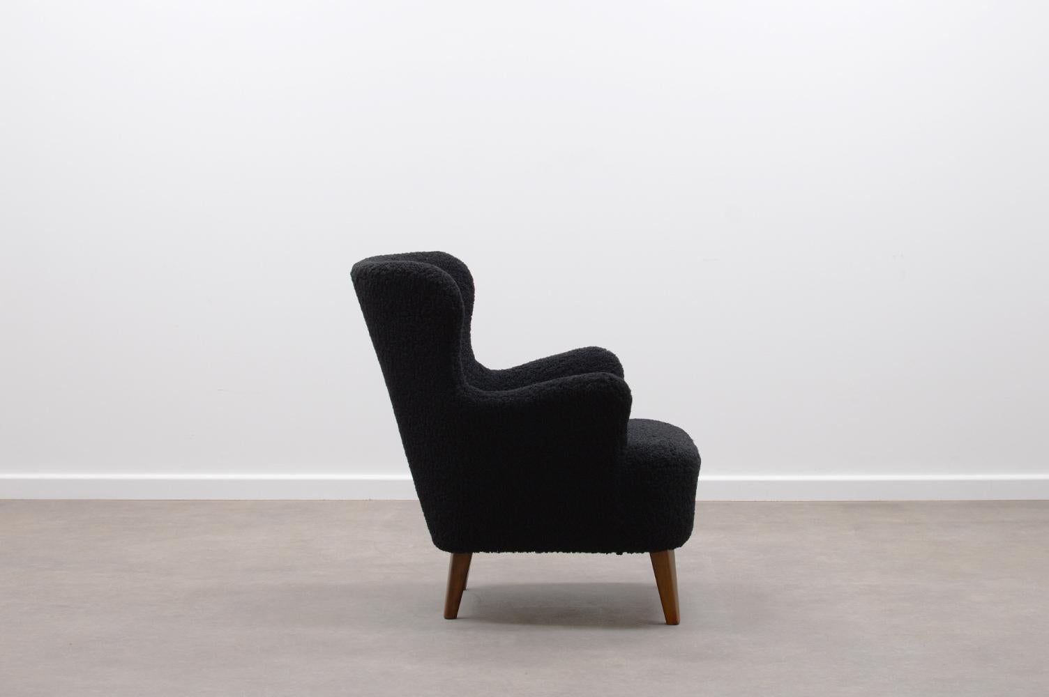 Mid-Century Modern Wingback chair by Theo Ruth for Artifort, 50’s Netherlands. 