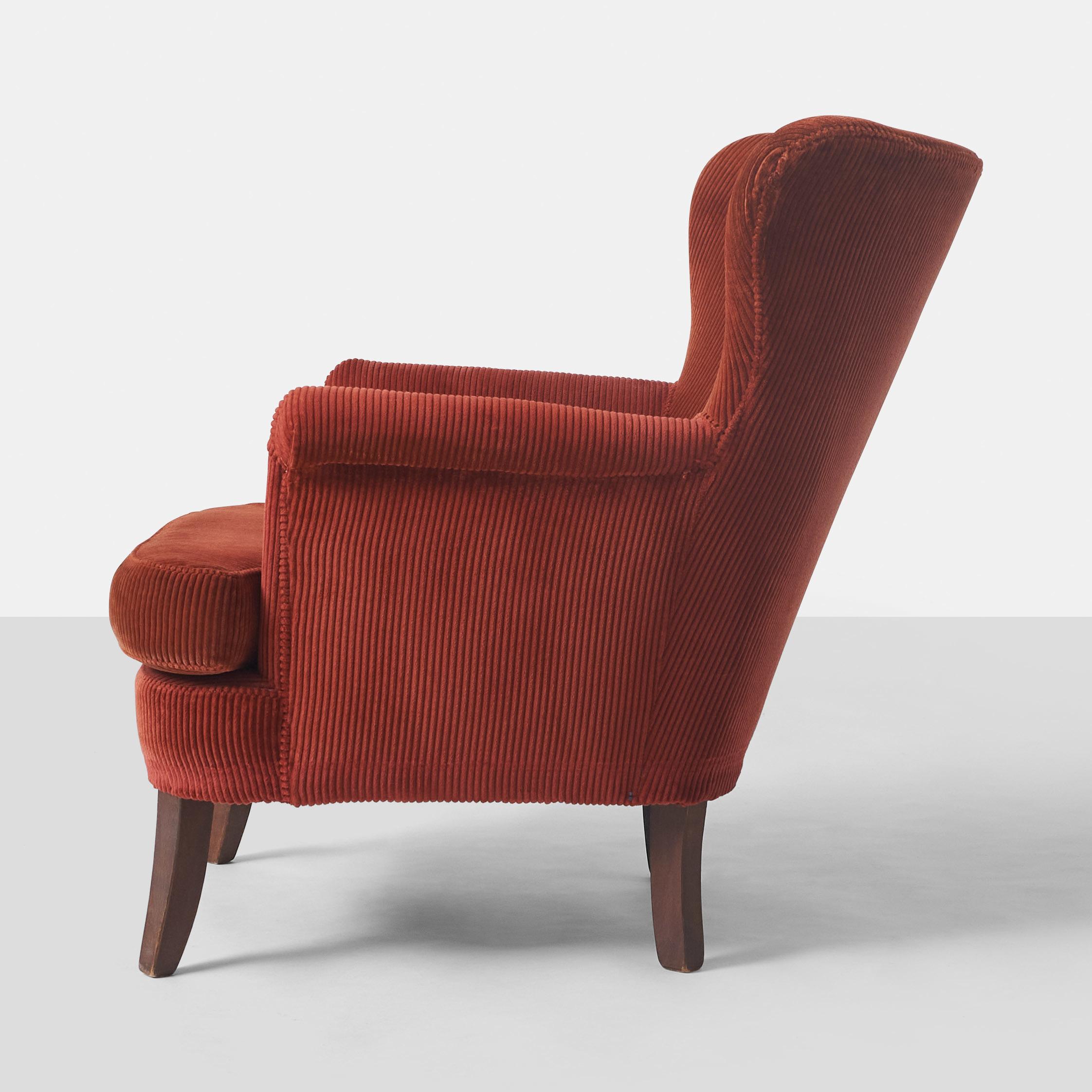 20th Century Wingback Chair by Theo Ruth For Sale
