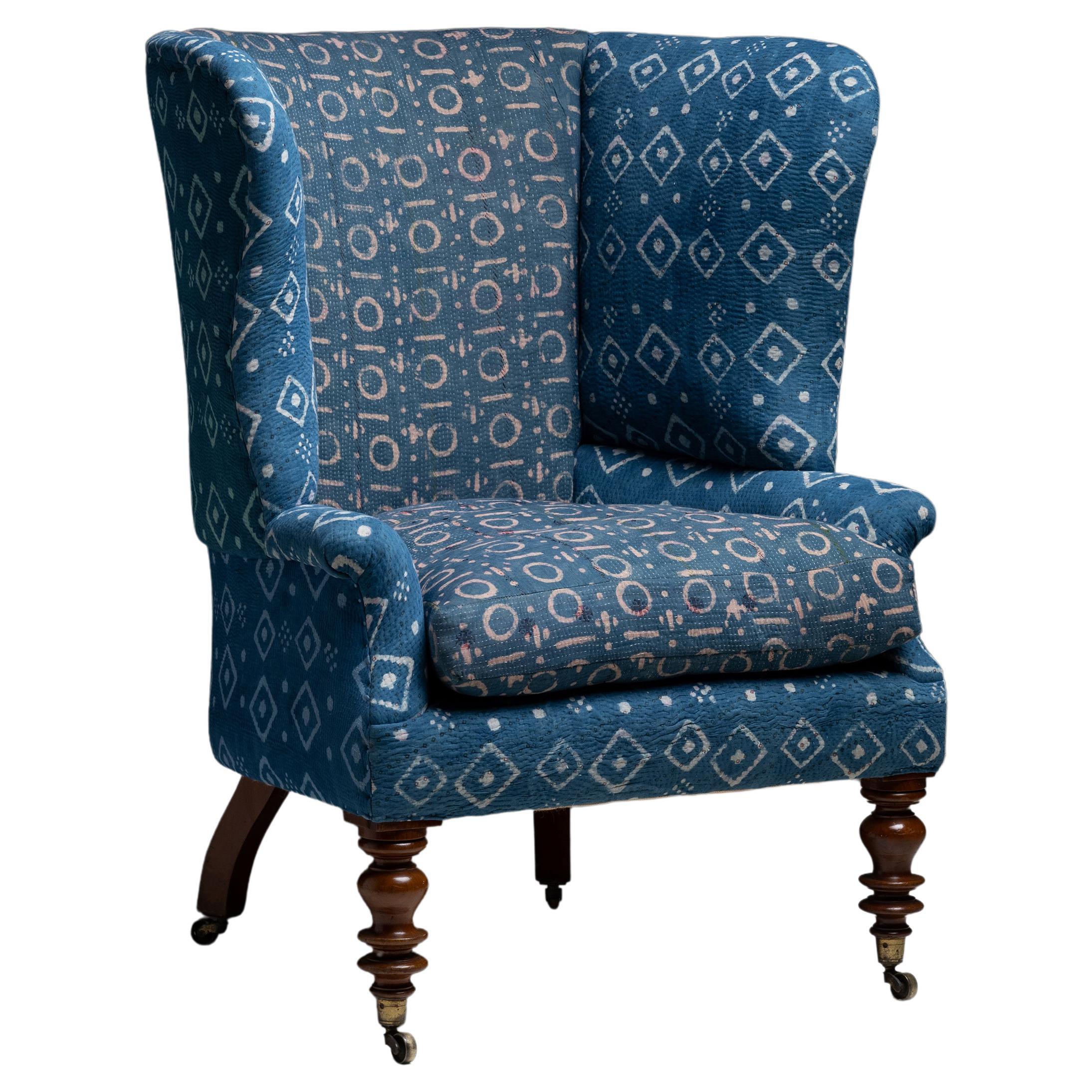 William and Mary Wingback Chair, England Circa 1910 at 1stDibs