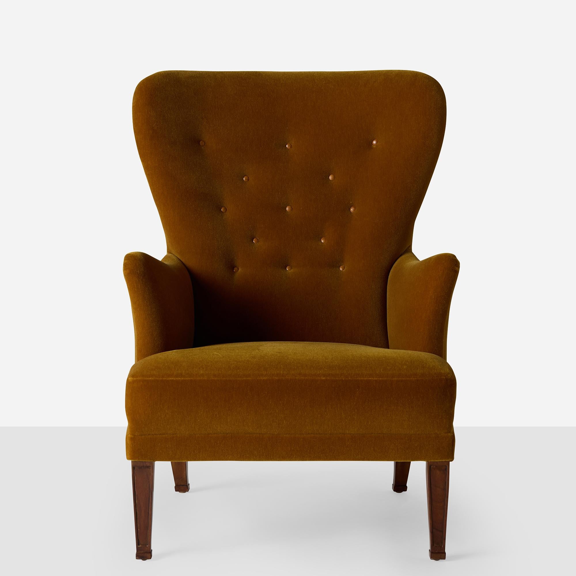 Moderne Chaise à dossier dans le style de Frits Henningsen en vente
