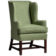 Silla con respaldo en tweed de Pierre Frey, Inglaterra circa 1760