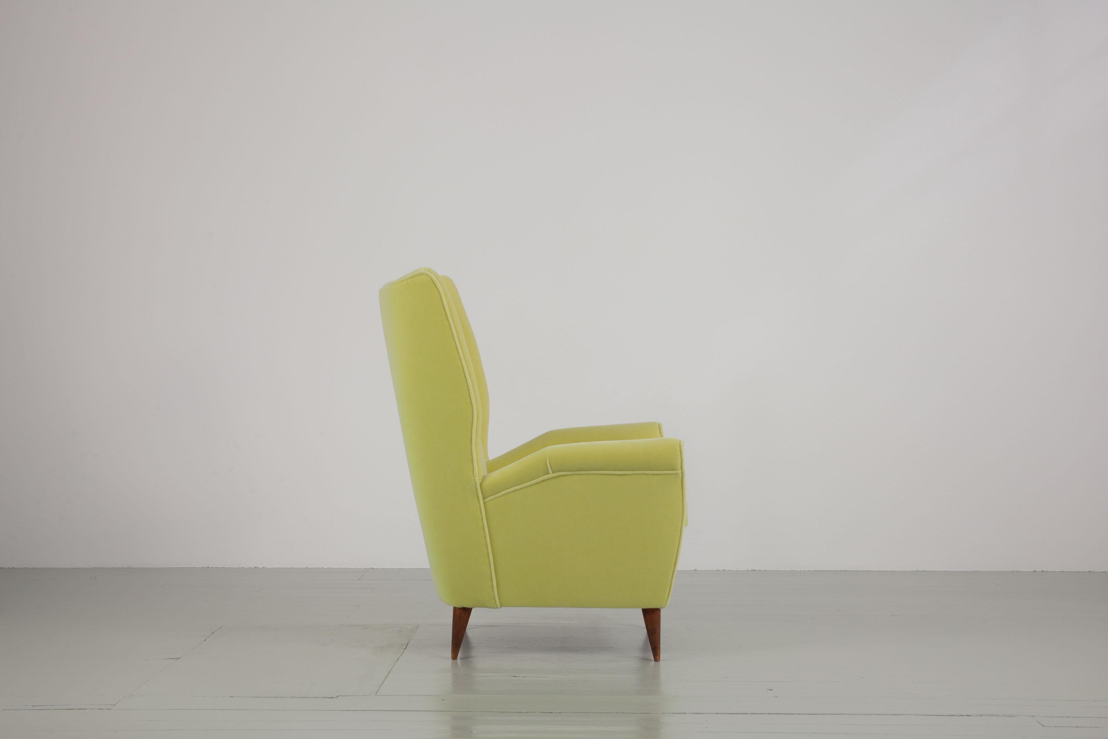 yellow italian chair