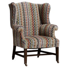 Wingback in velluto BDDW, Inghilterra circa 1890