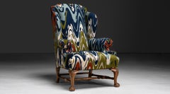 Wingback in Jacquard di Pierre Frey, Inghilterra, 1890