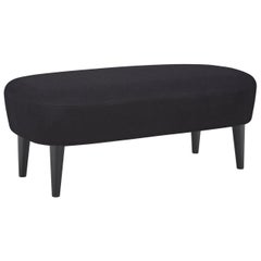 Wingback Long Ottoman with Black Legs by Tom Dixon