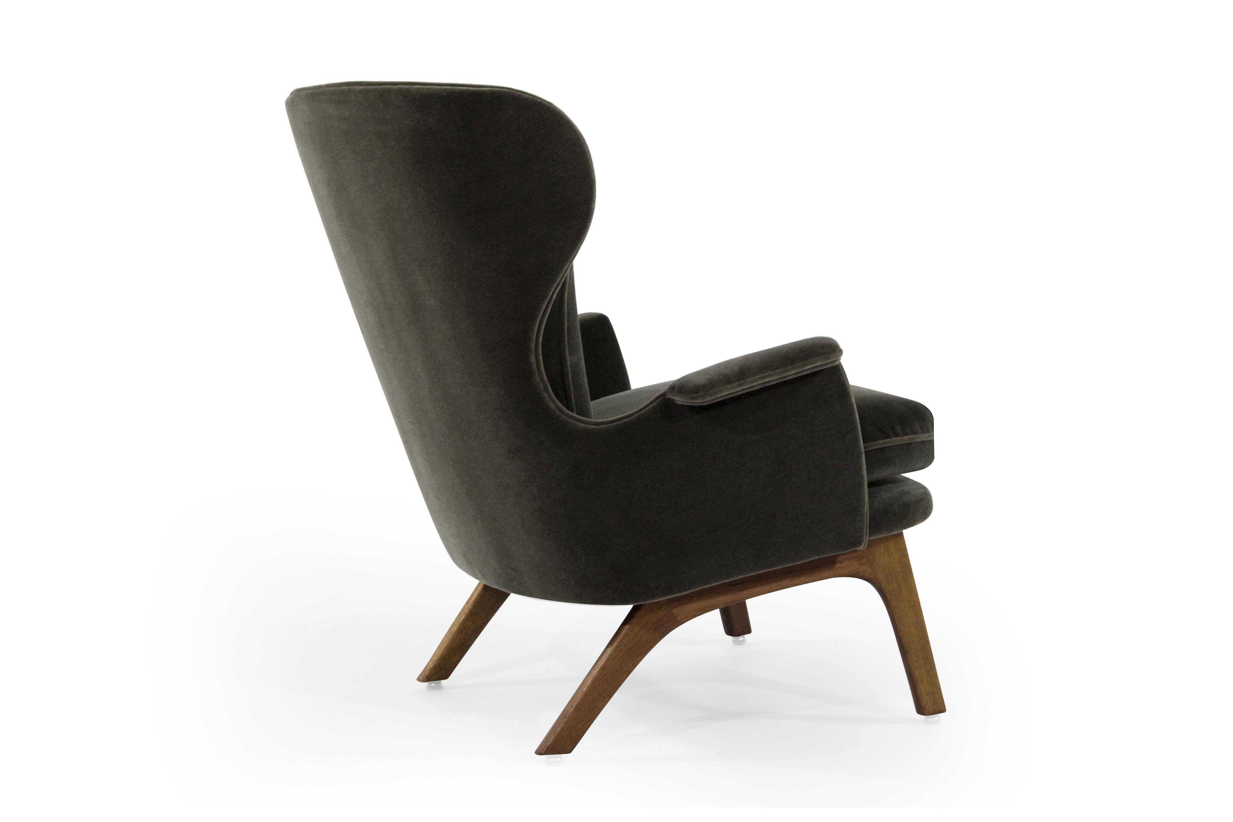 Mid-Century Modern Wingback Lounge Chair by Adrian Pearsall