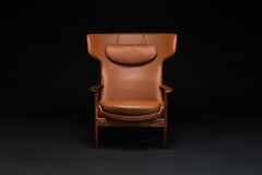 Wingback Lounge Chair di Ib Kofod-Larsen per Fröscher