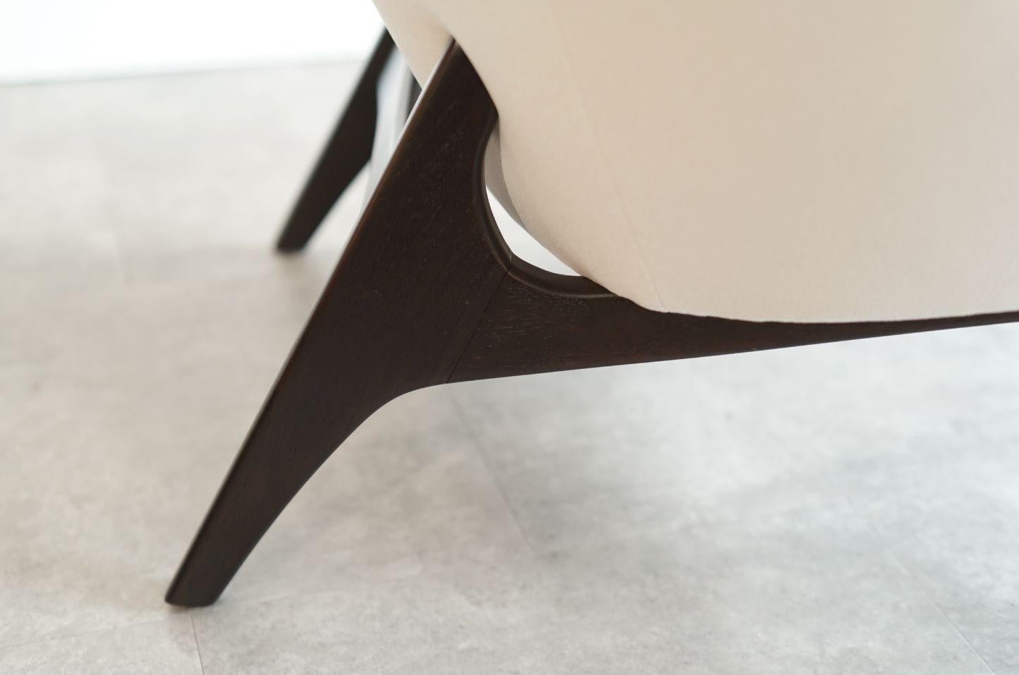 Sedie da salotto Wingback di Adrian Pearsall, C.C. anni '50 in vendita 1