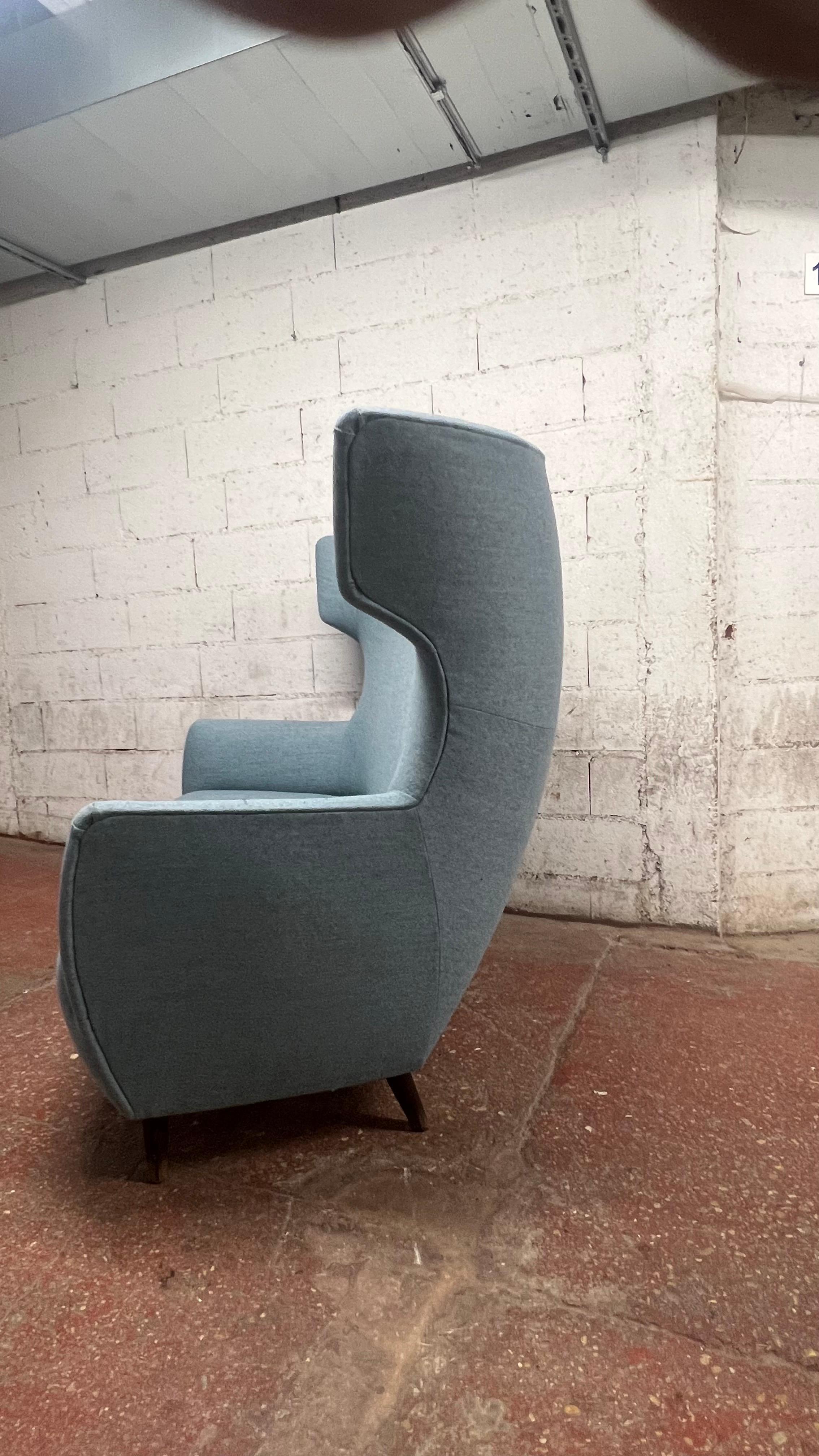Modern Wingback sofa designed by Sean Dare For Sale