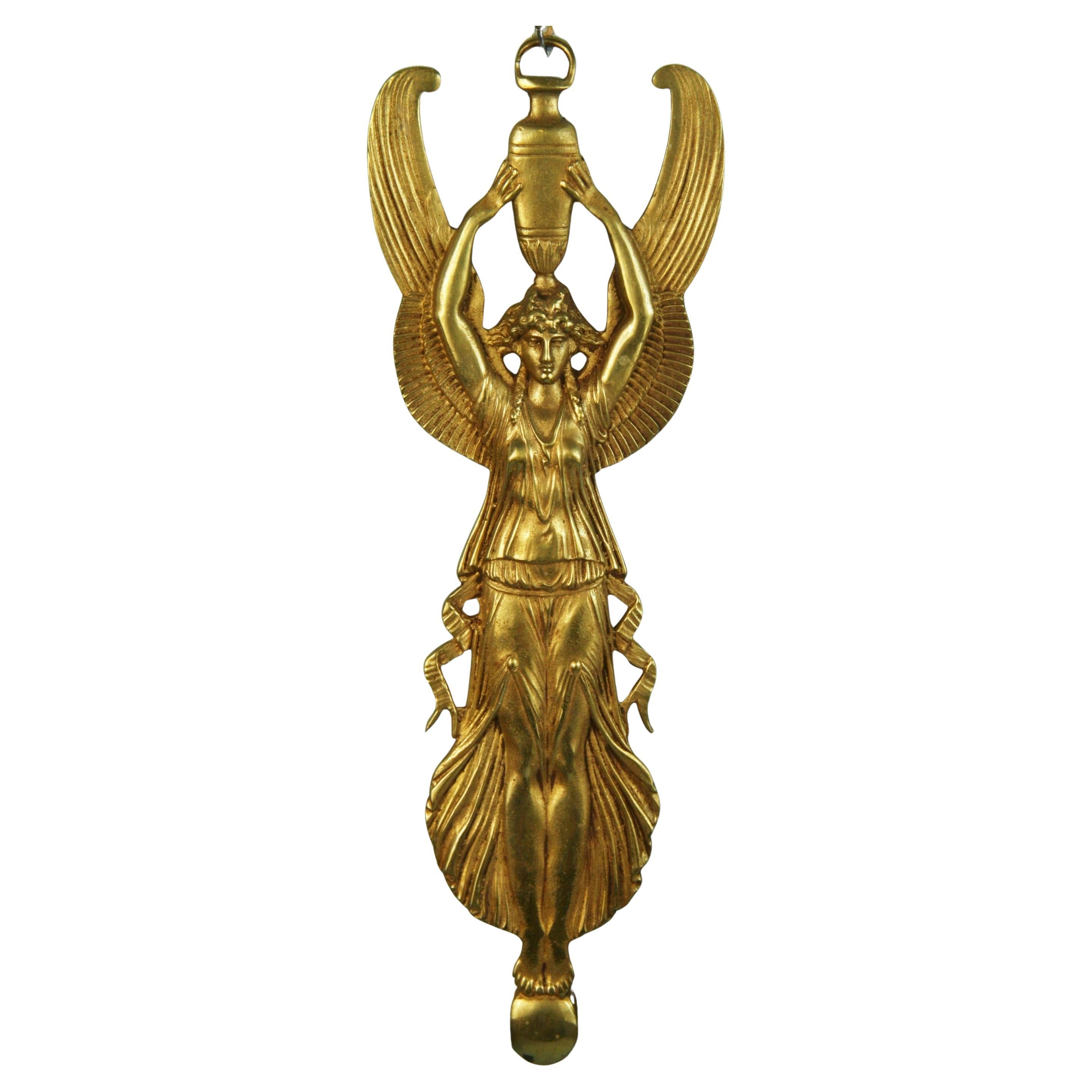 Ángel Alado Apliques de Dos Luces Apliques de Pared Años 20 Pareja en venta