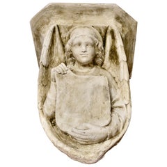 Winged Angel, Weathered Wall Bracket