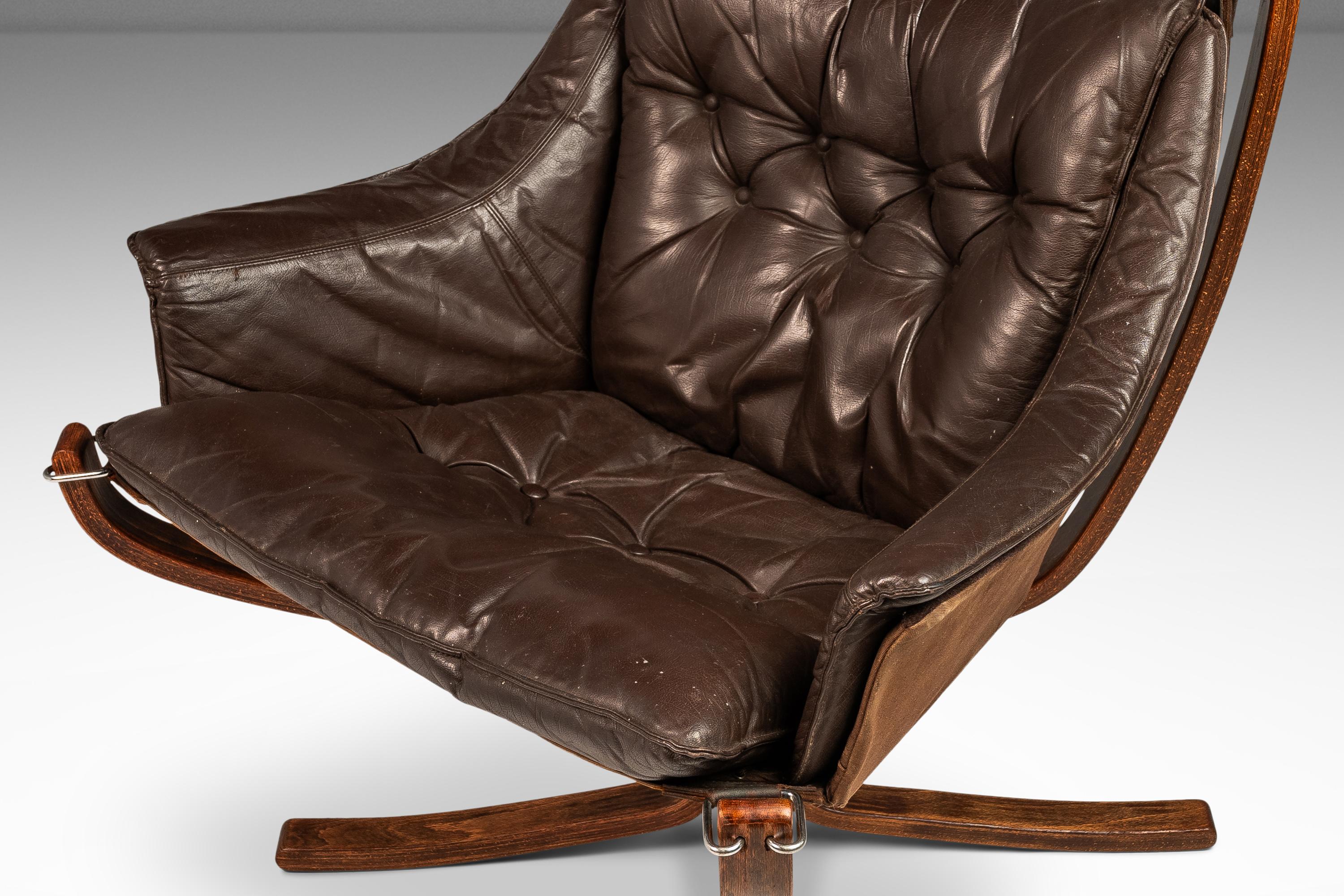 Silla Halcón Alado de Sigurd Ressel para Vatne Møbler, c. 1970, Noruega en venta 4