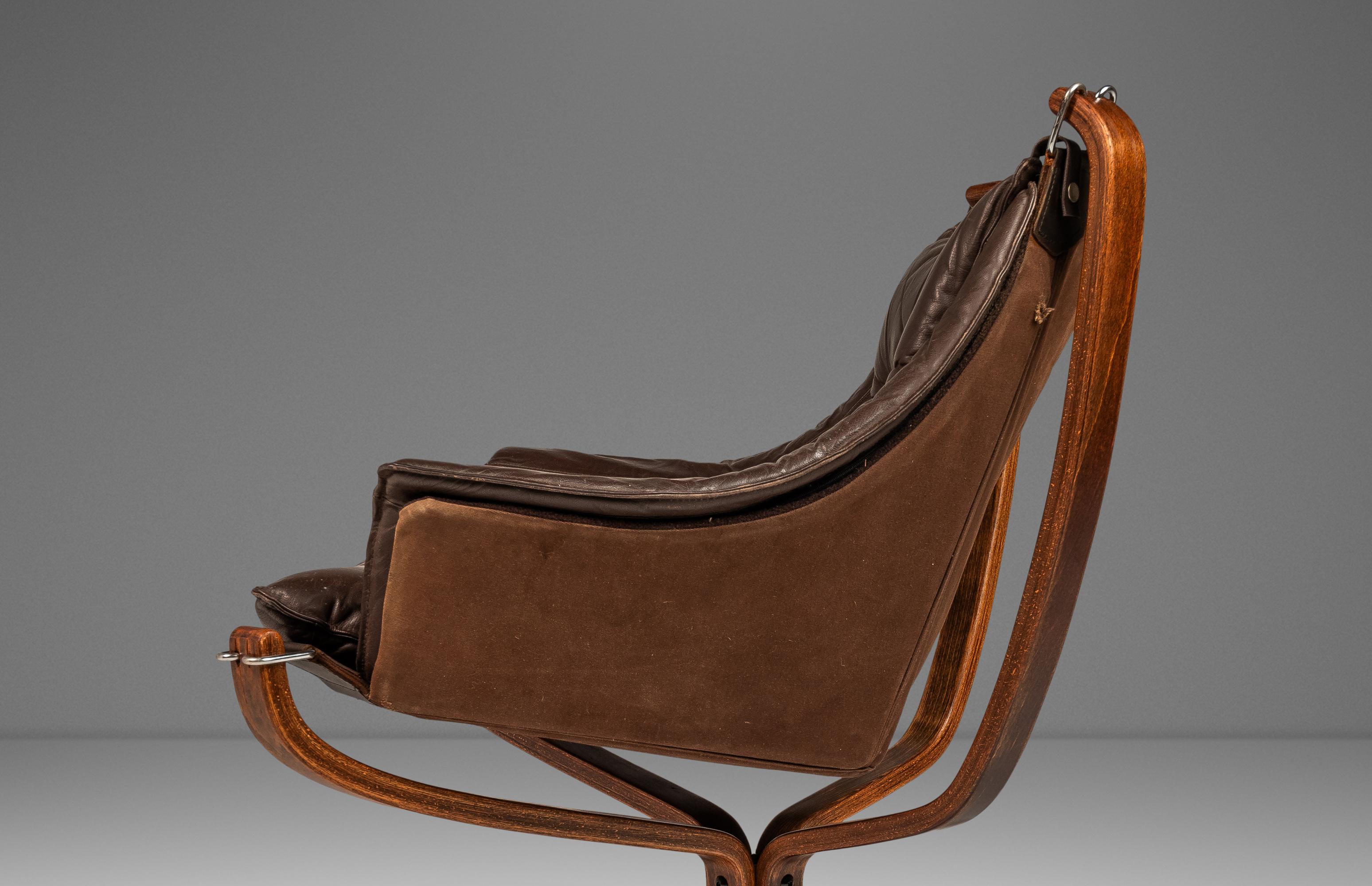 Silla Halcón Alado de Sigurd Ressel para Vatne Møbler, c. 1970, Noruega en venta 5