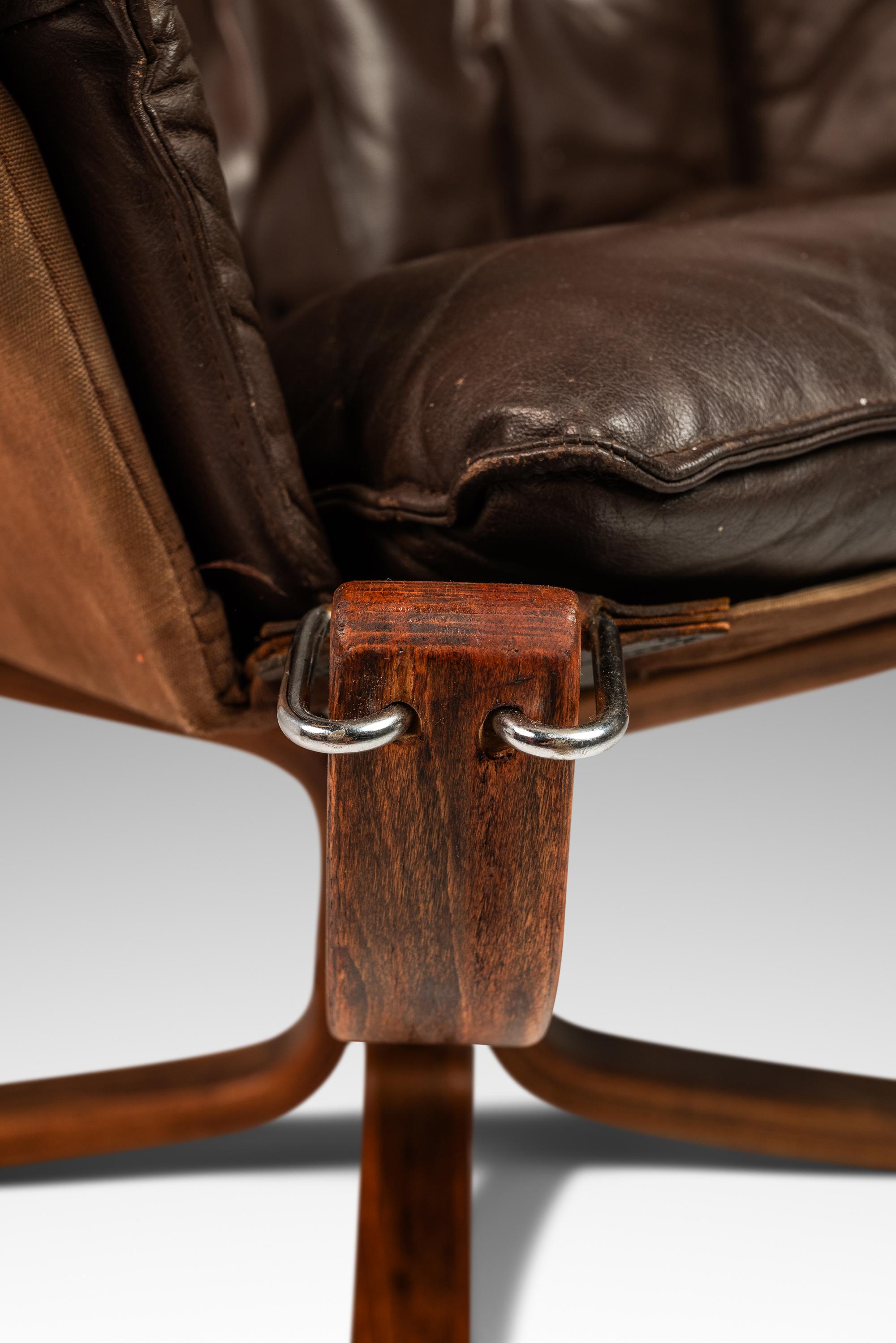 Silla Halcón Alado de Sigurd Ressel para Vatne Møbler, c. 1970, Noruega en venta 7