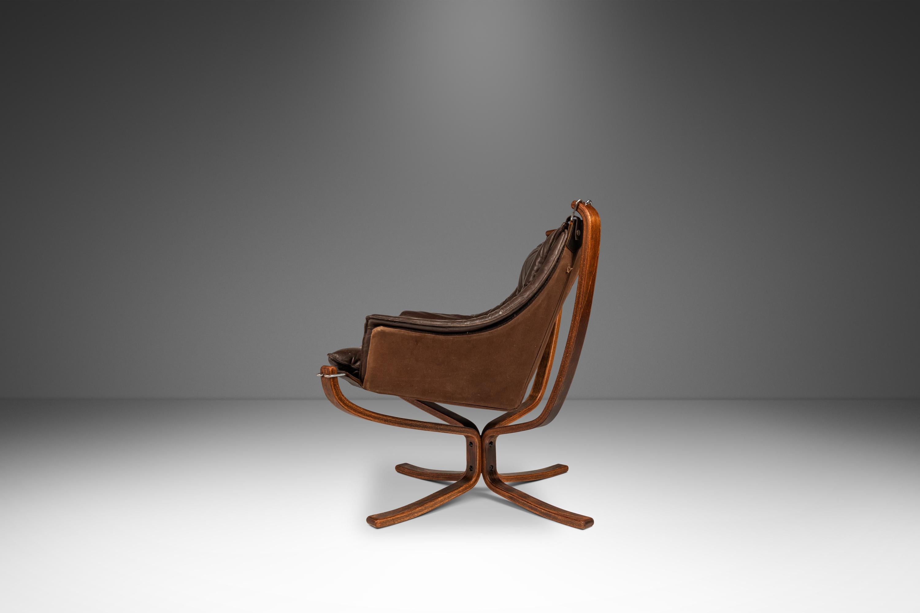 Silla Halcón Alado de Sigurd Ressel para Vatne Møbler, c. 1970, Noruega Moderno de mediados de siglo en venta