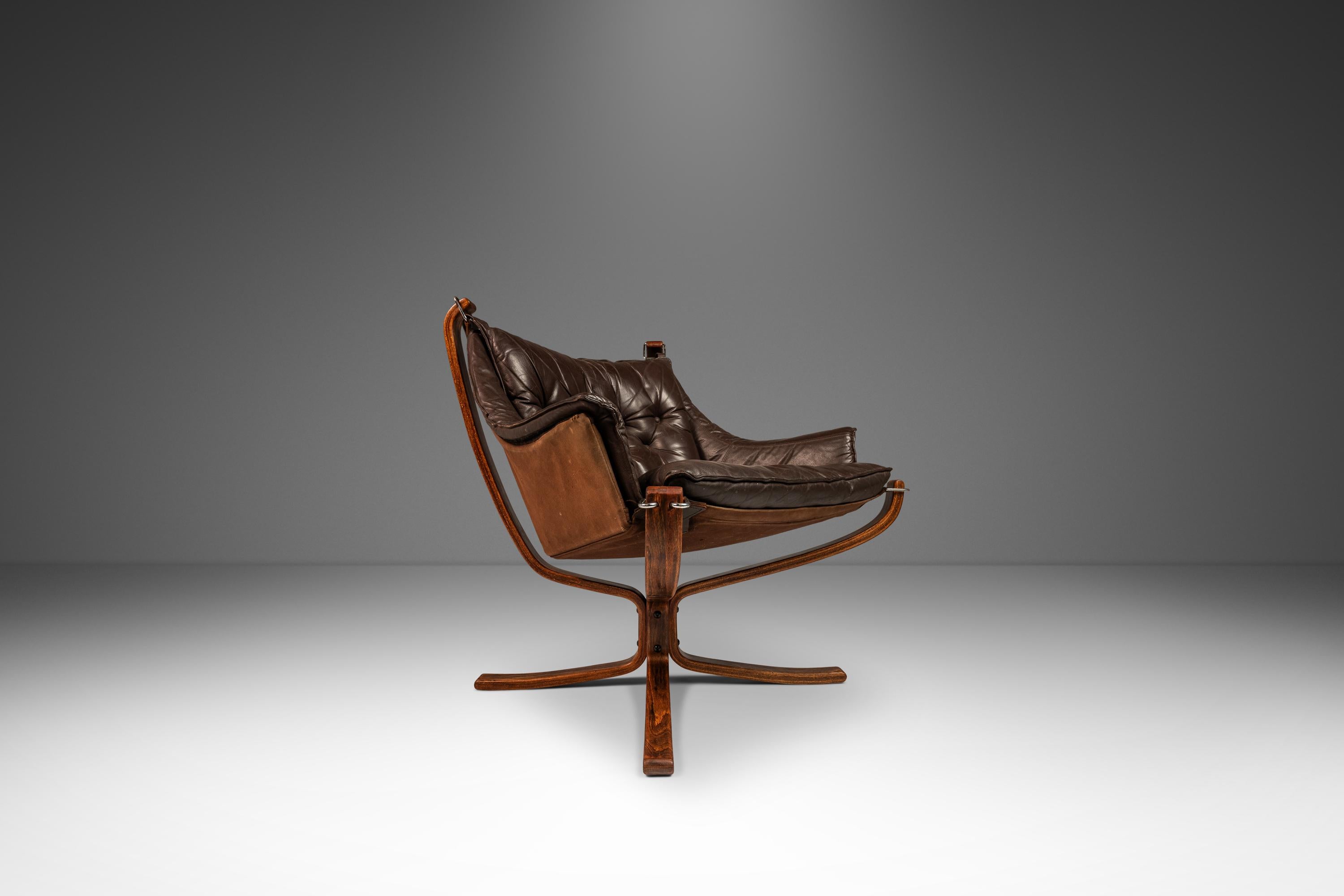 Silla Halcón Alado de Sigurd Ressel para Vatne Møbler, c. 1970, Noruega finales del siglo XX en venta