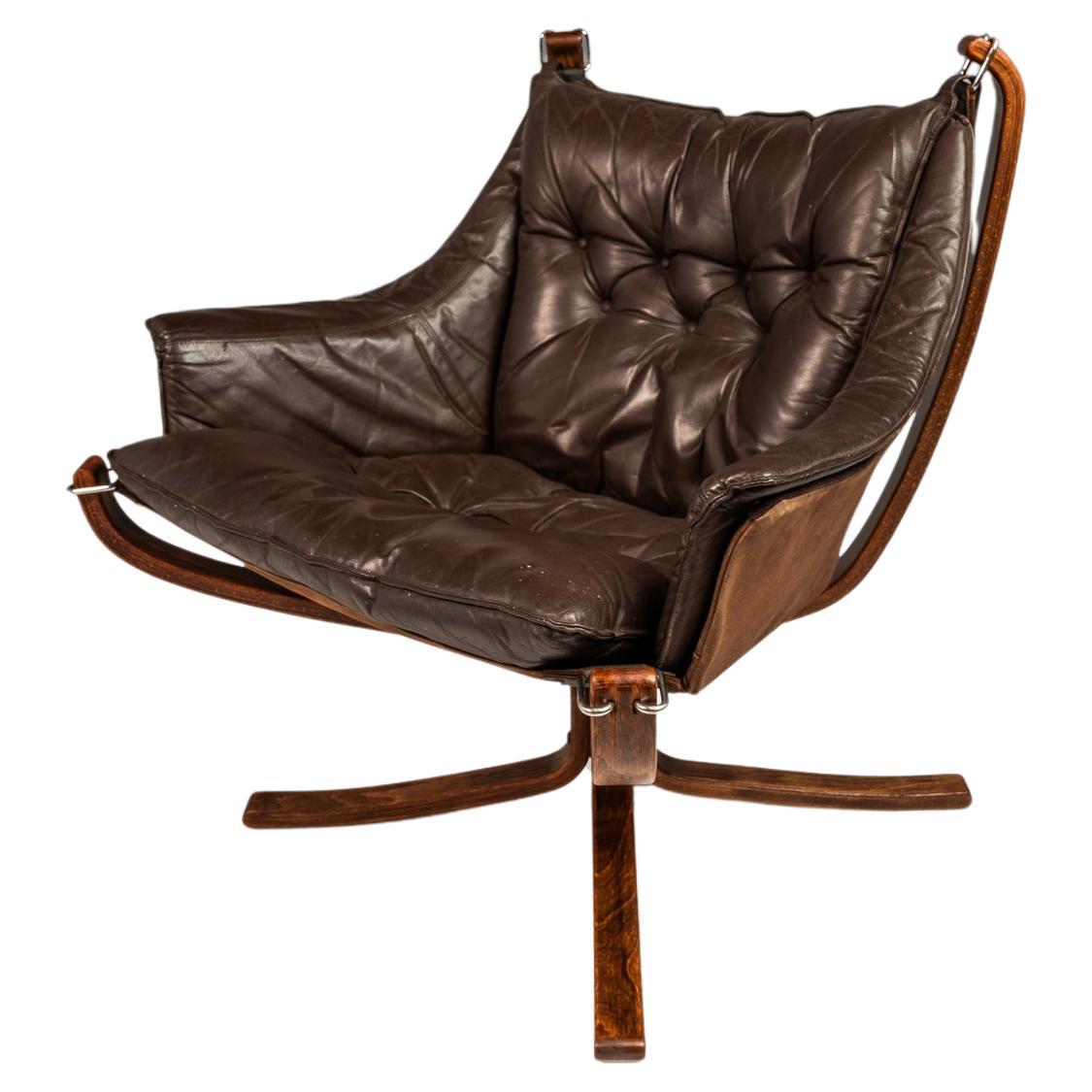 Winged Falcon Chair by Sigurd Ressel for Vatne Møbler, c. 1970's, Norway