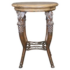 Winged Griffin Side Table by Maitland Smith