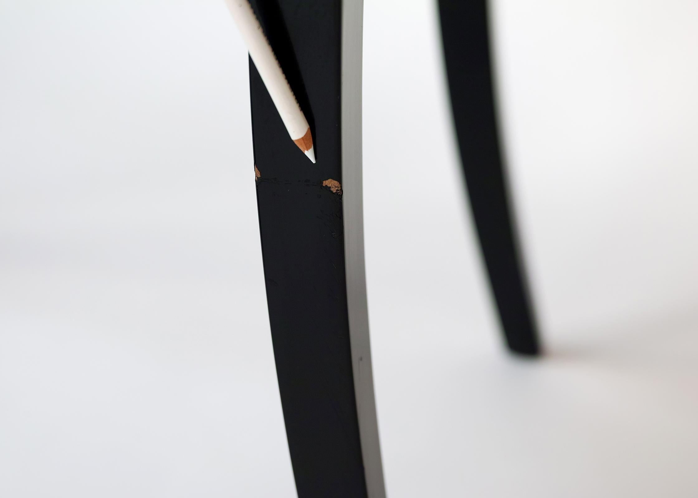 Winged Italian Lacquer Side Chairs by Pietro Constantini 2
