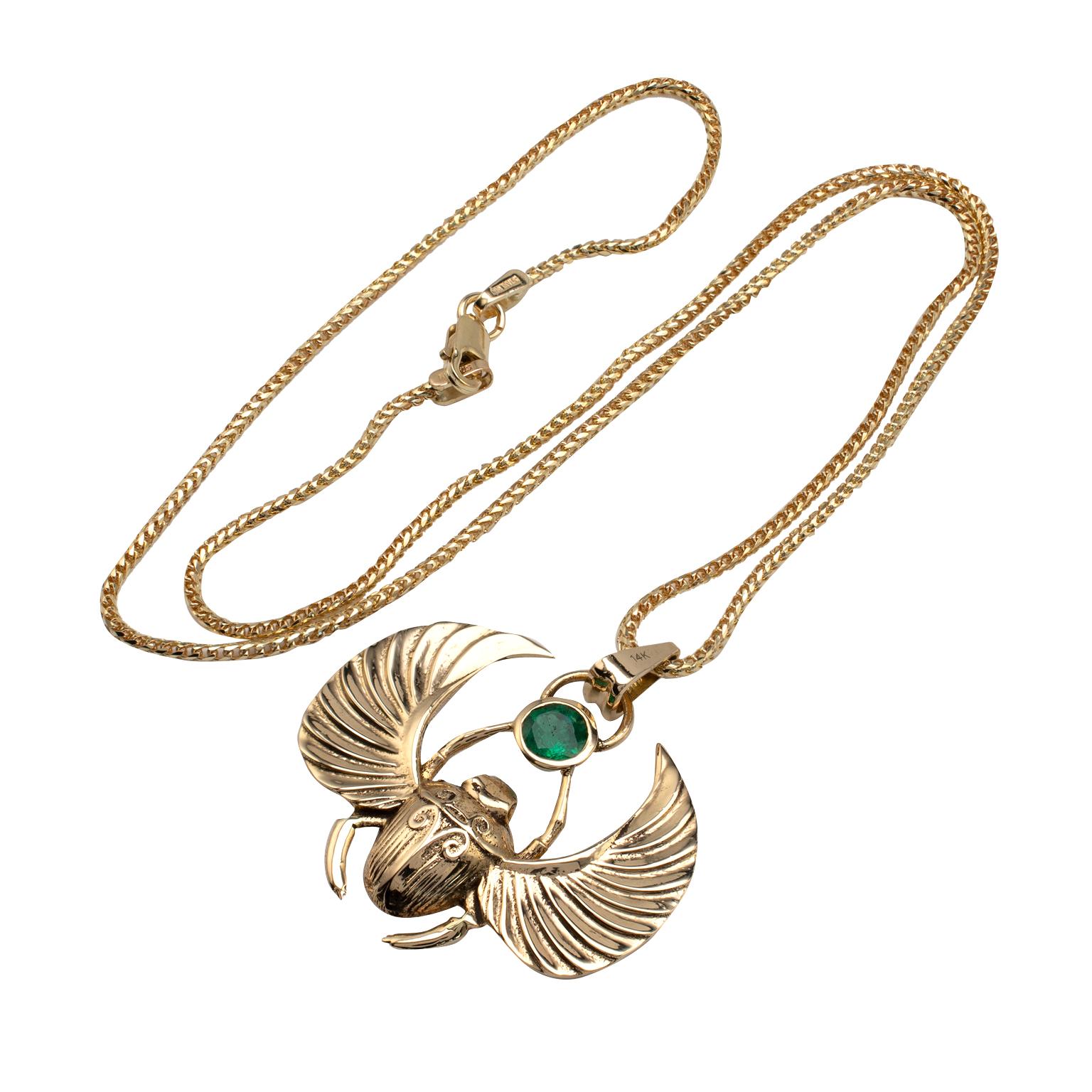 egyptian scarab necklace