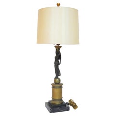 Winged Victory Empire Figural Lamp