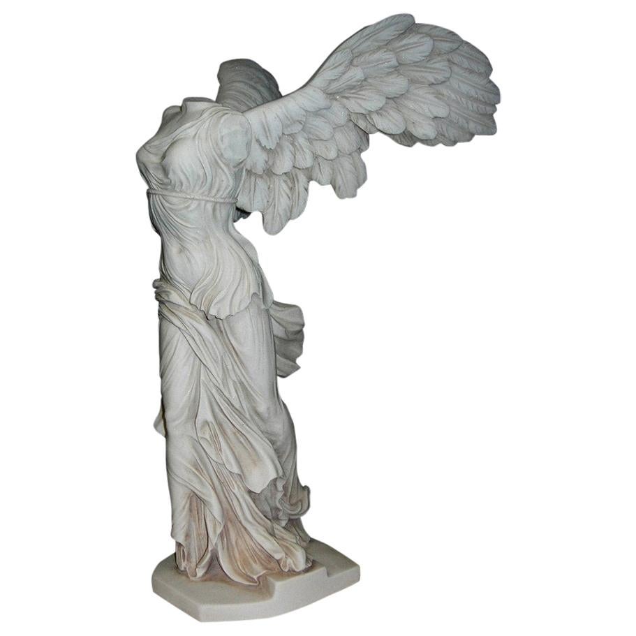 Winged Victory Small Marble Bust, 20th Century For Sale