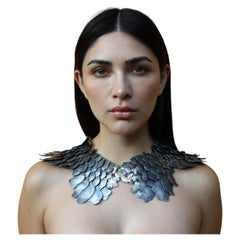 Handmade Statement Necklace in Silver .950 by Eduardo Herrera