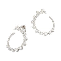 Wings White Gold 18K Earrings Diamond for Her