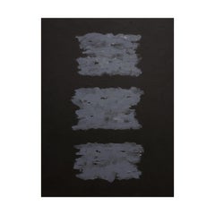 "Cloud Illusions" Black and Gray Abstract Contemporary Painting