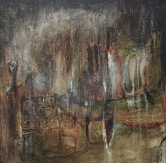 Winifred Lucy Shaffer "Luci di palude" Pittura ad olio originale