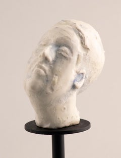 The Worry Series, Stoneware head: 'Destroyed'