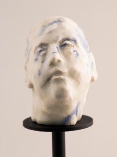 The Worry Series, Stoneware head: 'Faith'