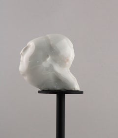The Worry Series, Stoneware head: 'Pure'