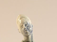 The Worry Series, Stoneware head: 'Regret'