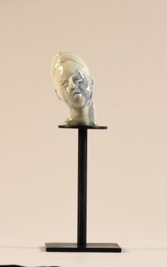 The Worry Series, Stoneware head: 'Regret'