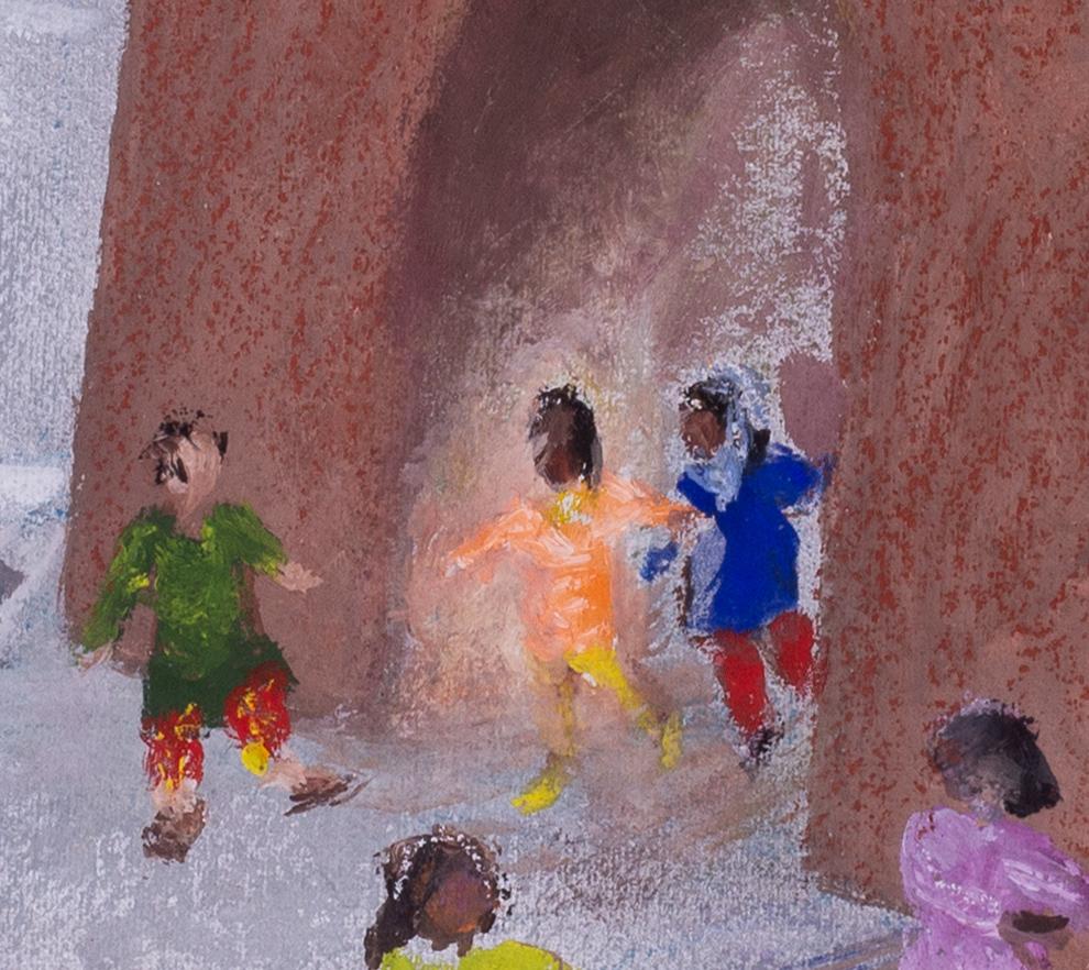 Scuola araba a Chechaouan, Marocco, dell'artista britannica Winifred Nicholson in vendita 2