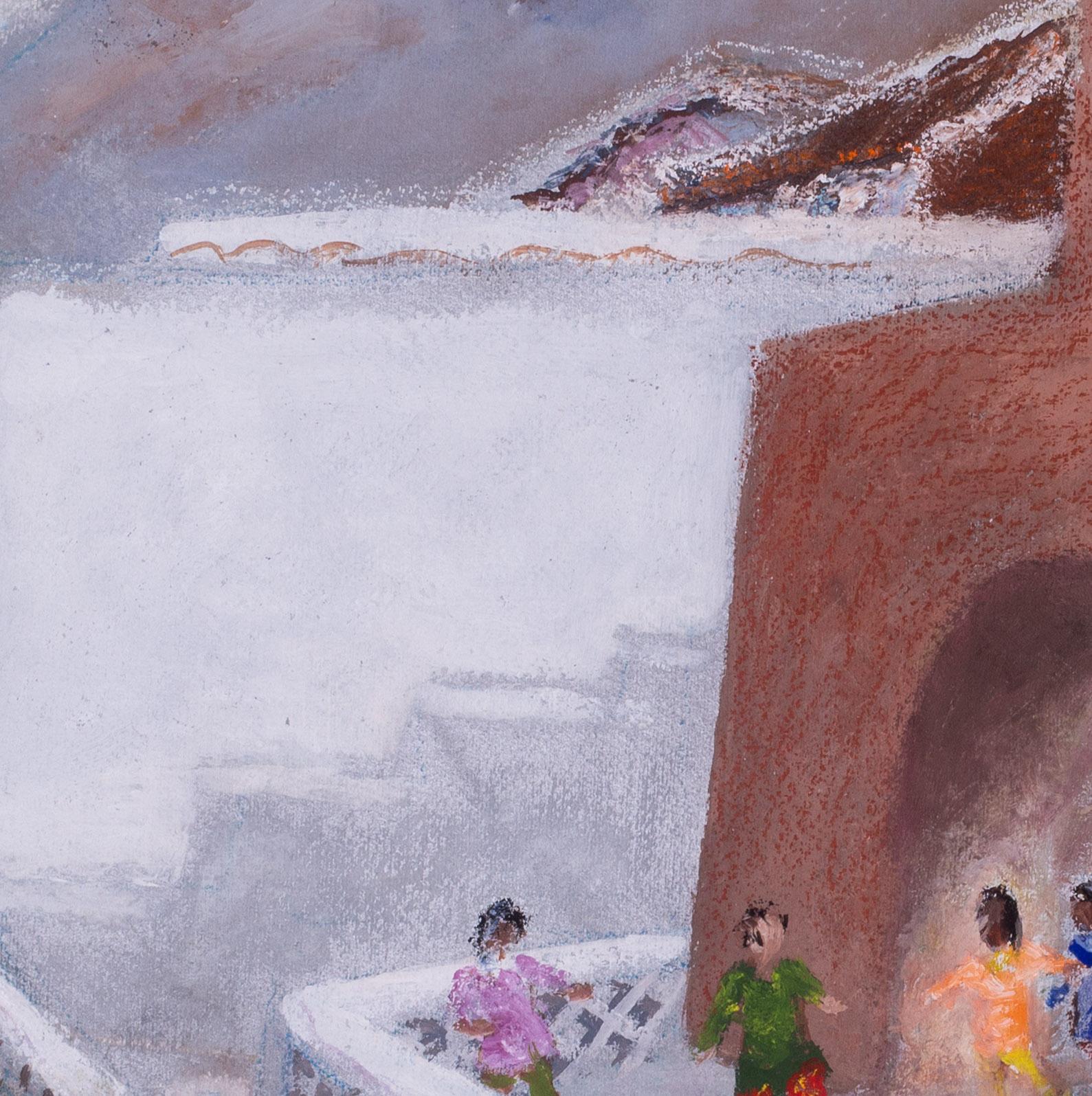 Scuola araba a Chechaouan, Marocco, dell'artista britannica Winifred Nicholson in vendita 4