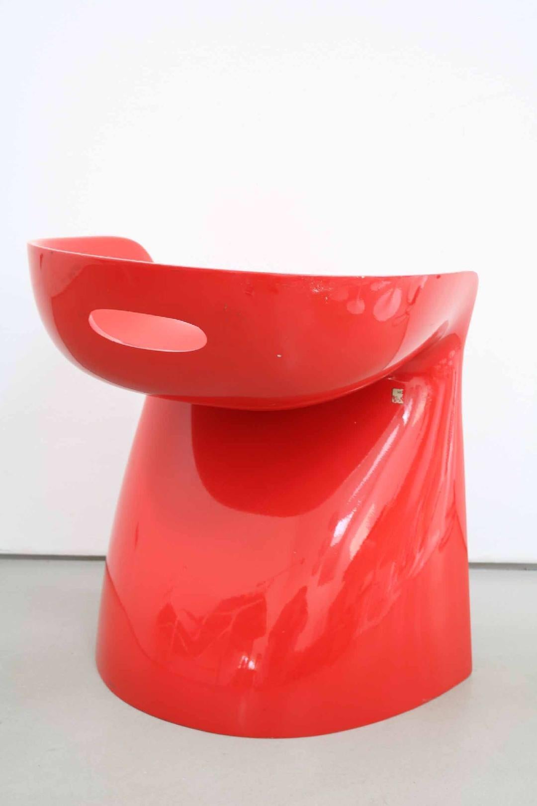 Late 20th Century Winifred Staeb Stool for Form + Life Collection, Germany, 1970s For Sale