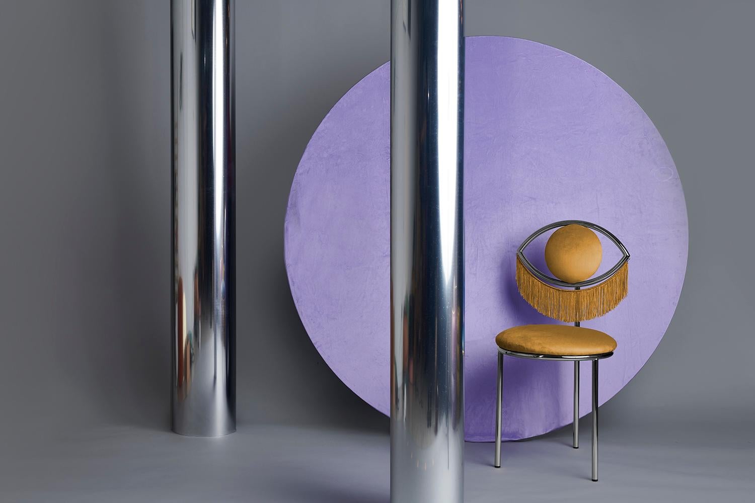 Post-Modern Wink Chair by Houtique, Orange For Sale