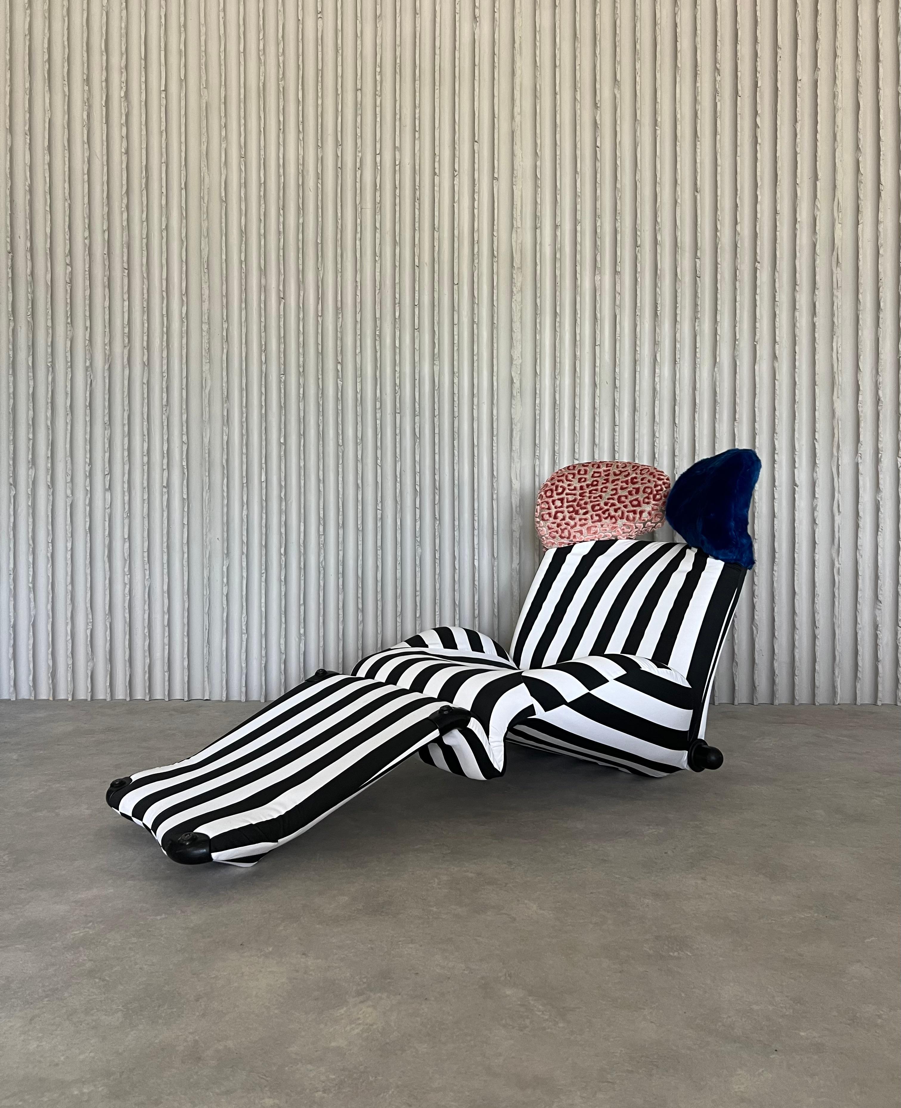Mid-Century Modern Chaise Wink de Toshiyuki Kita pour Casina, Italie en vente