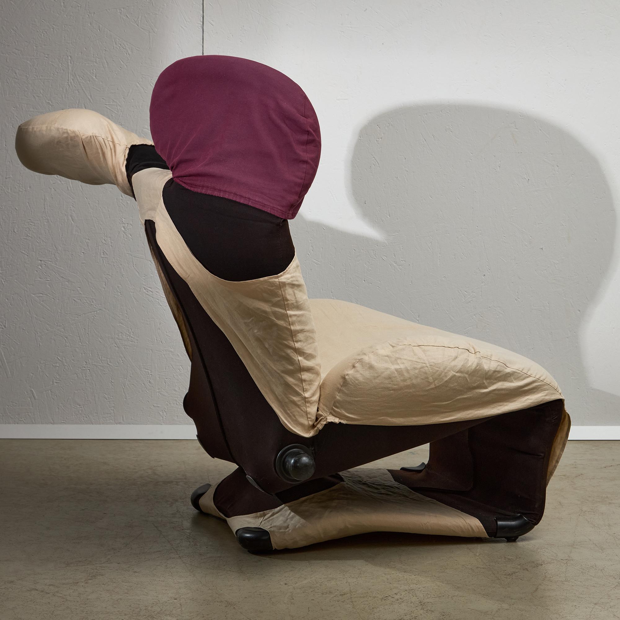 Wink-Stuhl von Toshiyuki Kita für Cassina, 1980 im Zustand „Gut“ im Angebot in Budapest, HU