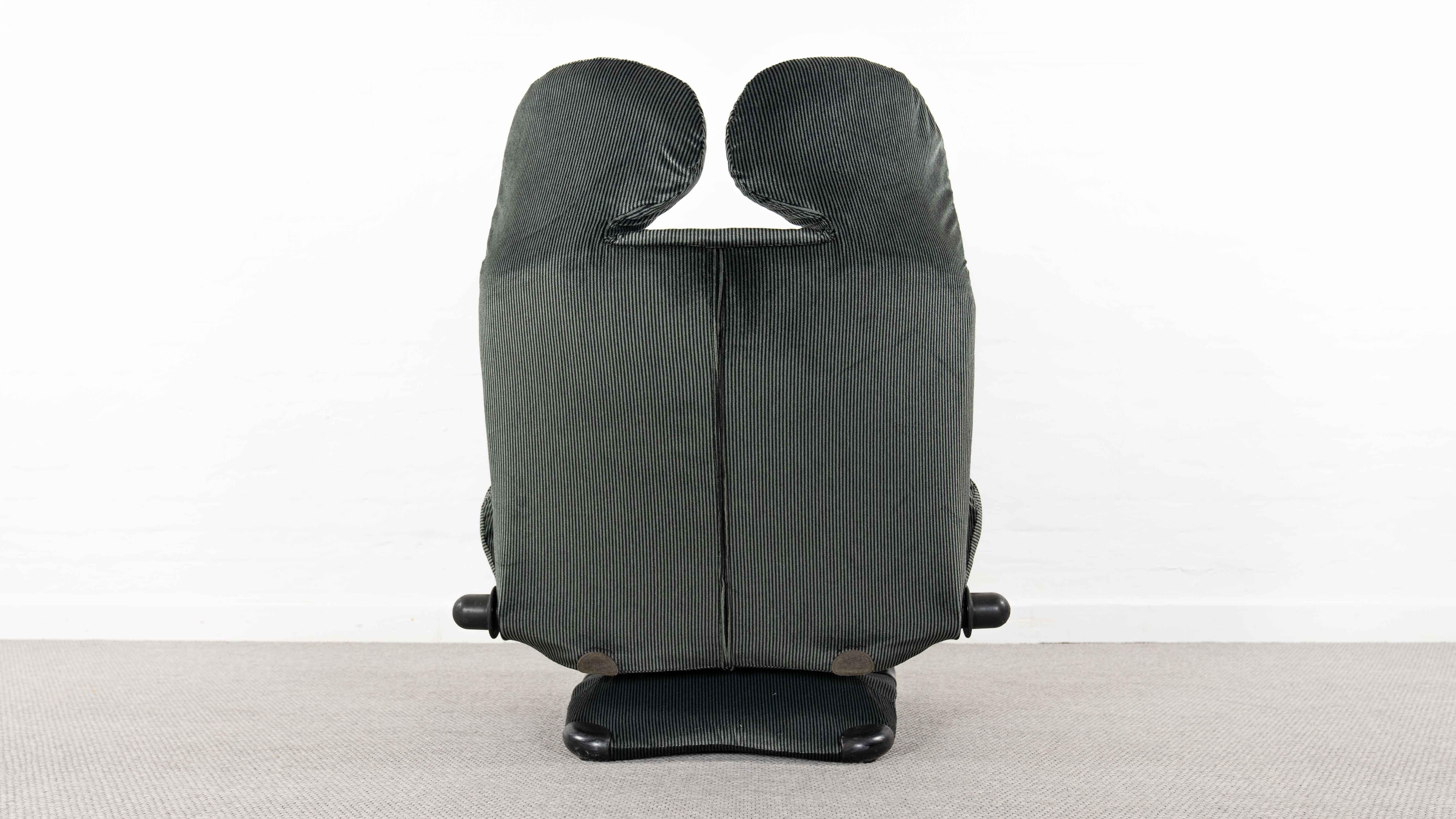 Fabric Wink Easy Chair 111 by Toshiyuki Kita For Cassina