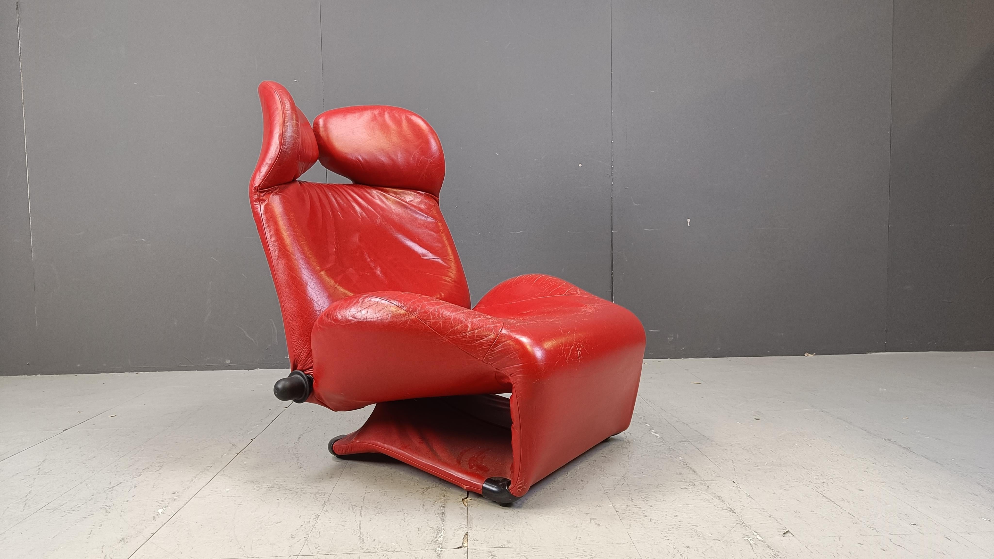 Fauteuil Wink conçu par Toshiyuki Kita pour Cassina, années 1980 en vente 5