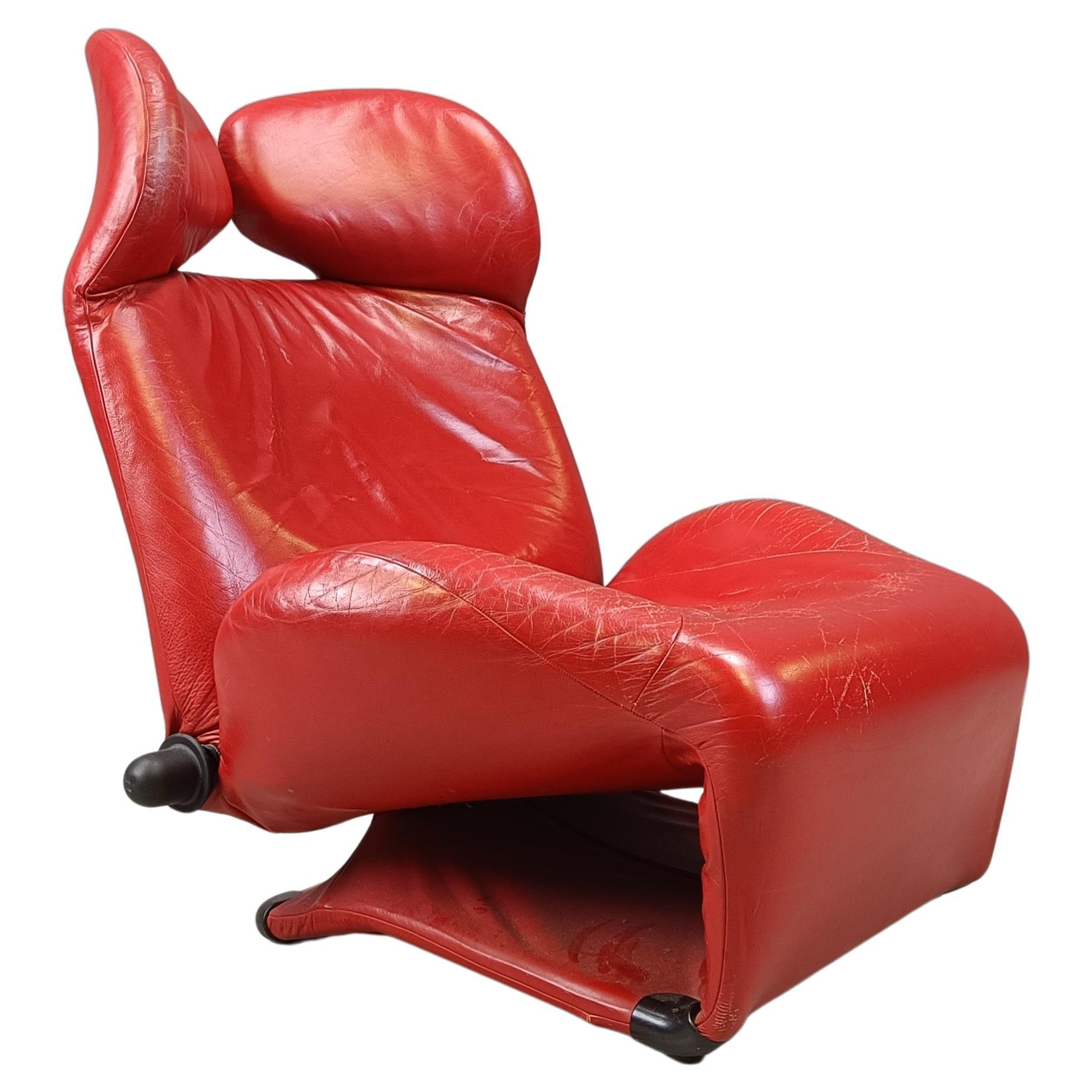 Wink easy chair designed by Toshiyuki Kita for Cassina, 1980s