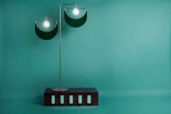 Wink Gold-Plated Floor Lamp Postmodernist Style with Green Fringes